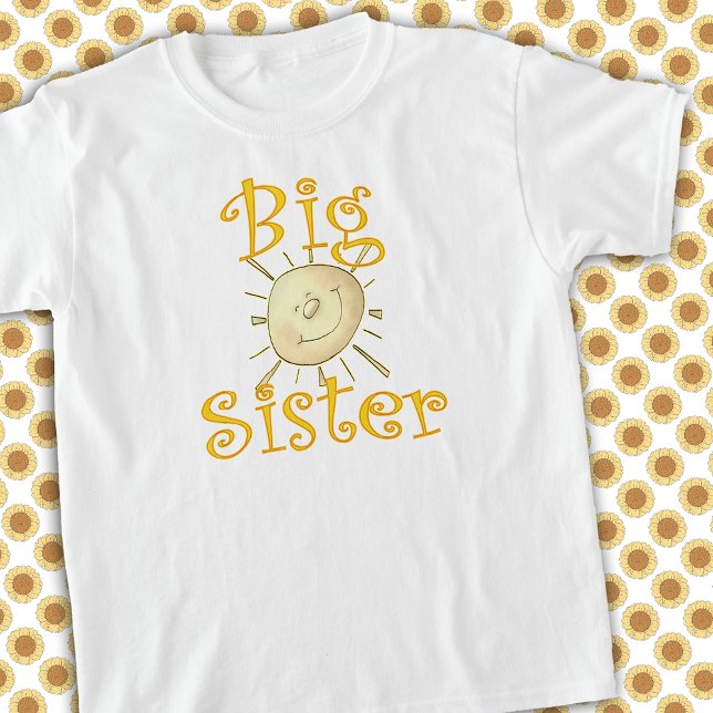 Camiseta Gran Hermana Whimsical Sunshine Smile (Subido por el creador)