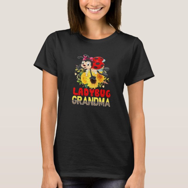 Camiseta Gran Hermandad de la Abuela Leopardo Floral (Anverso)