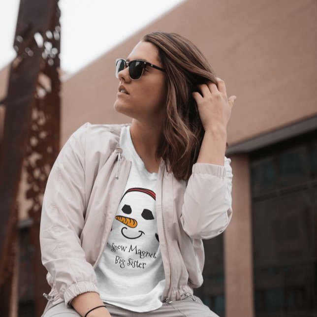 Camiseta Gran Hermandad divertida imán de nieve Cute cara d (Subido por el creador)