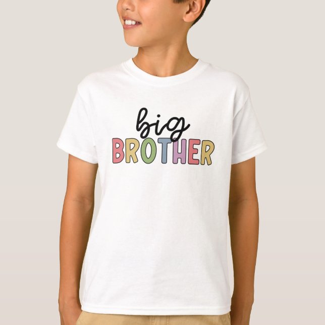 Camiseta Gran Hermano Cute promocionado a Hermano (Anverso)