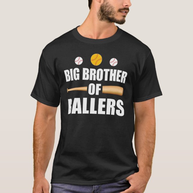 Camiseta Gran Hermano De Ba, Fontófano Jugador De Béisbol Y (Anverso)