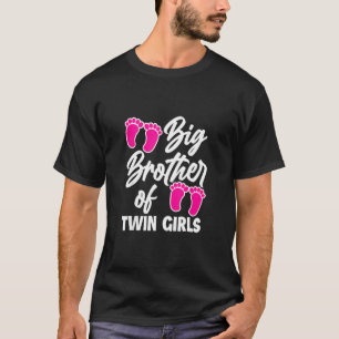 Camiseta Gran Hermano De Chicas Gemelos Nuevo Hermano Herma
