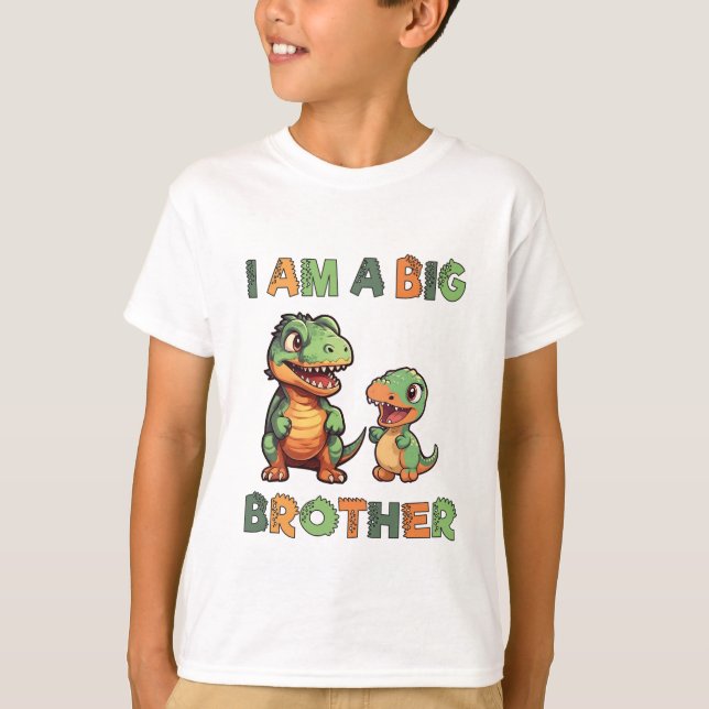 Camiseta Gran Hermano de Dinosaurio (Anverso)