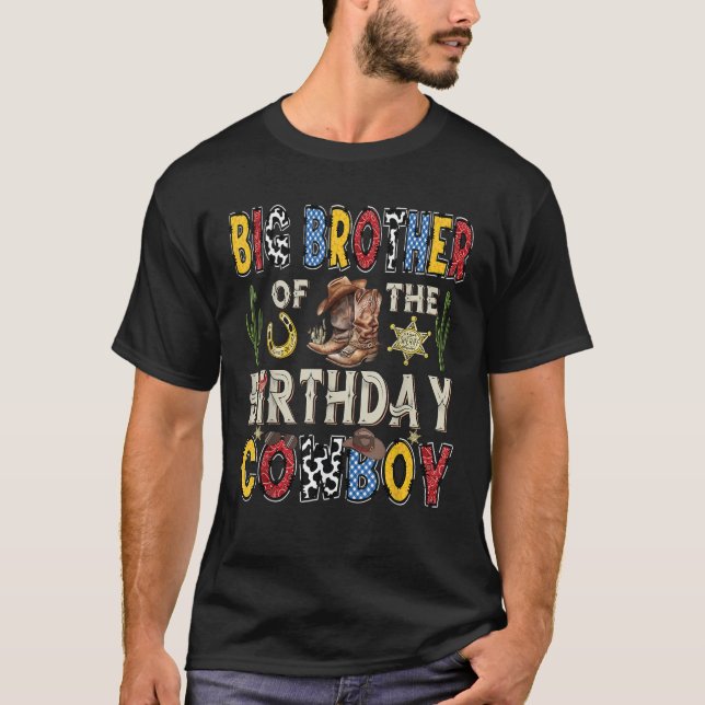 Camiseta Gran Hermano De La CowBoy Rodeo Big Broth (Anverso)