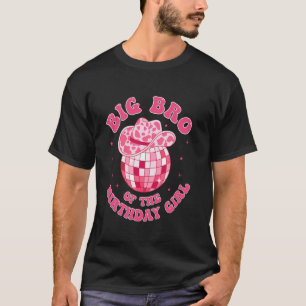 Camiseta Gran Hermano De La Cumpleañera Sombrero De Vaquera