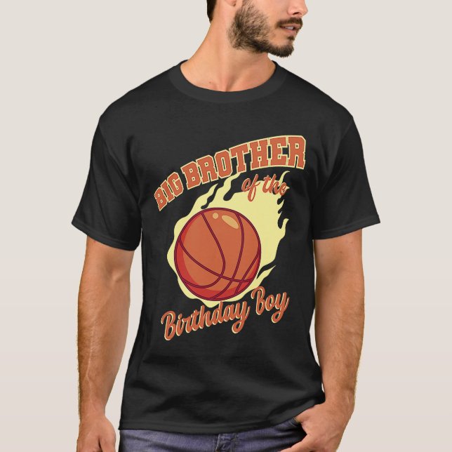 Camiseta Gran Hermano De La Familia De Baloncesto De Niños  (Anverso)