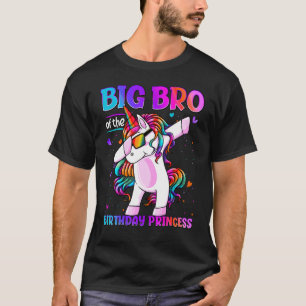 Camiseta Gran Hermano De La Princesa De Cumpleaños Dabbing