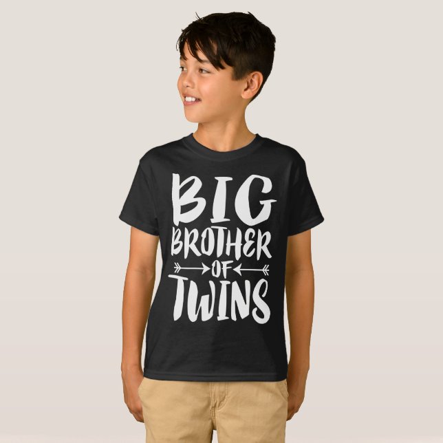 Camiseta Gran Hermano De Los Gemelos, Hermano Mayor, Gire C (Anverso completo)