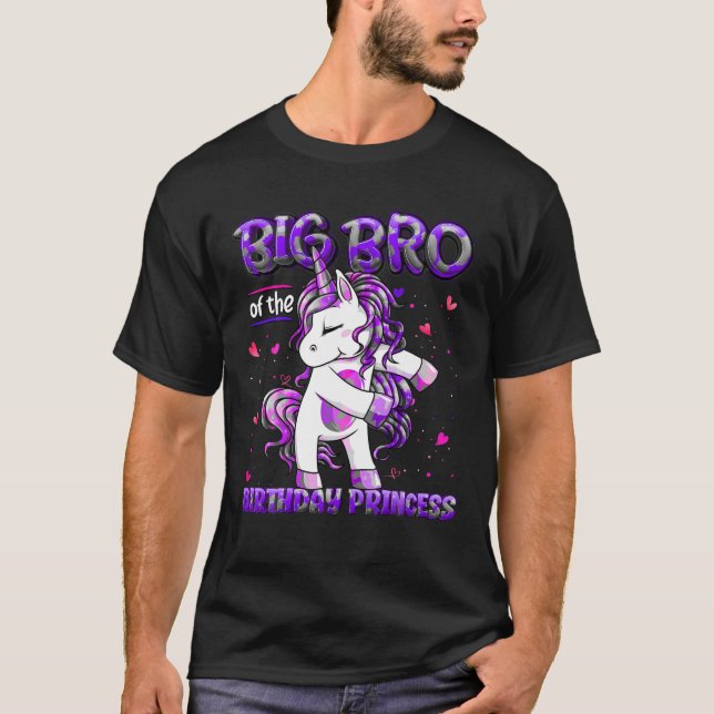 Camiseta Gran Hermano De Princesa De Cumpleaños Perdiendo U (Anverso)