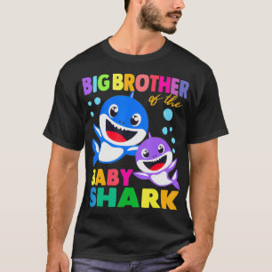 Camiseta Gran Hermano Del Bebé Tiburón Cumpleaños Gran Herm