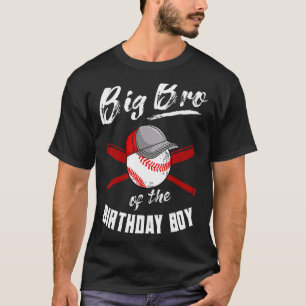 Camiseta Gran hermano del Fiesta de cumpleaños beisbol Bday