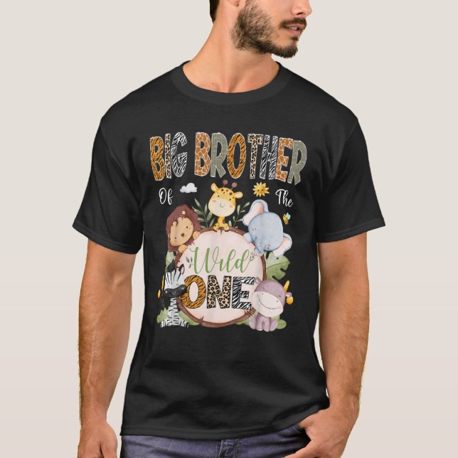 Camiseta Gran Hermano Del Salvaje Un Safari De Primer Cumpl (Anverso)