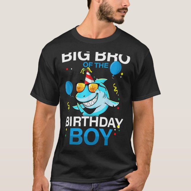 Camiseta Gran hermano del tema del natalicio del océano tib (Anverso)