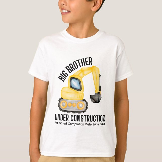 Camiseta Gran Hermano En Construcción, Hermano Digger (Anverso)