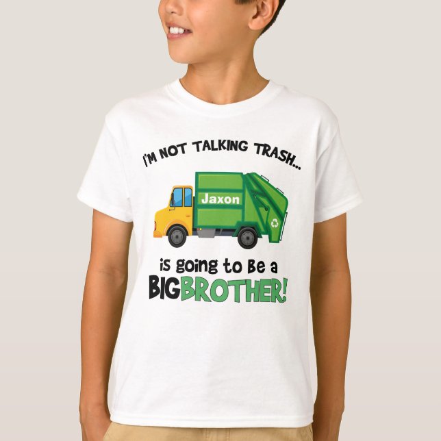 Camiseta gran hermano en el anuncio de embarazo de camión d (Anverso)