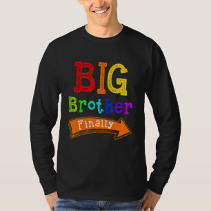 Camiseta Gran Hermano Finalmente Para Niños Y Hermanos Mayo