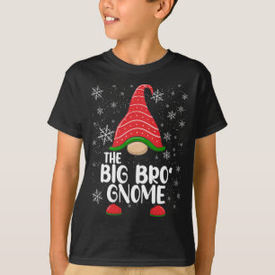 Camiseta Gran hermano Gnome, divertida familia de Navidades