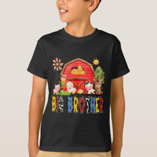Camiseta Gran hermano granja roja vaca cumpleaños chico coi