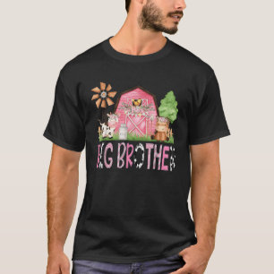 Camiseta Gran Hermano Granja Rosa Animal Cumpleaños Niños M