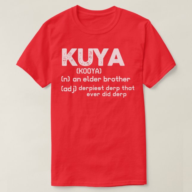 Camiseta Gran hermano Kuya (Diseño del anverso)