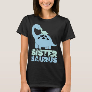 Camiseta Gran Hermano Saurus Dinosaurio Pequeña Hermana Sau
