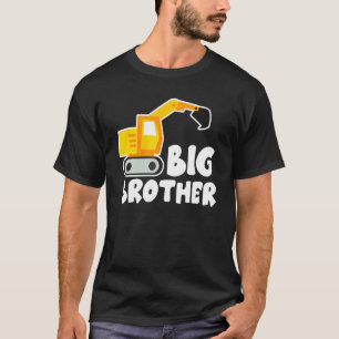Camiseta Gran Hermano Tractor Toddler Excavator Cute