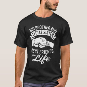 Camiseta Gran Hermano Y Pequeña Hermana Mejor Amigos De Li