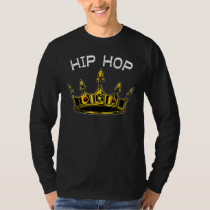 Camiseta Gran Hip Hop King Queen Dj Rap Music Disco Dance