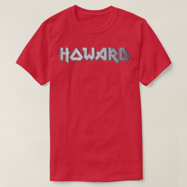 Camiseta Gran Howard metalizado (Diseño del anverso)