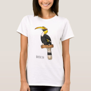 Camiseta Gran ilustracion de personalizado de aves de balle