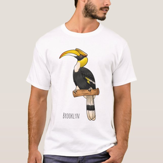 Camiseta Gran ilustracion de personalizado de aves de balle (Anverso)