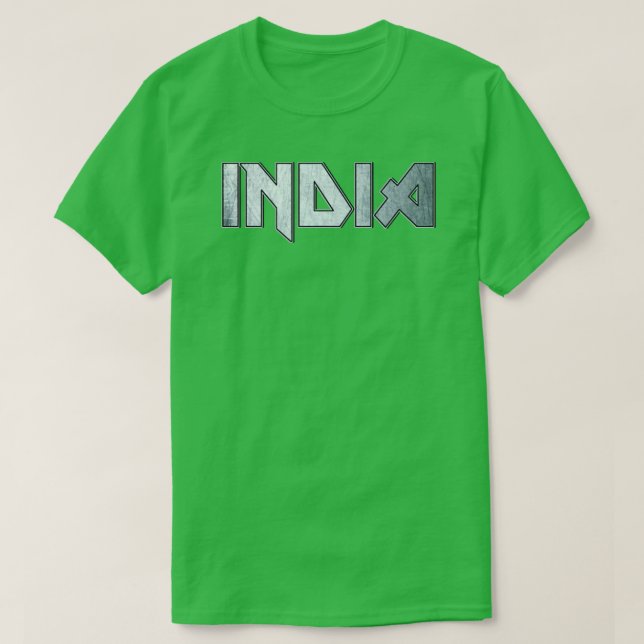 Camiseta Gran India metalizado (Diseño del anverso)