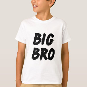 Camiseta GRAN invitación de hermano bebé BRO, regalo de her