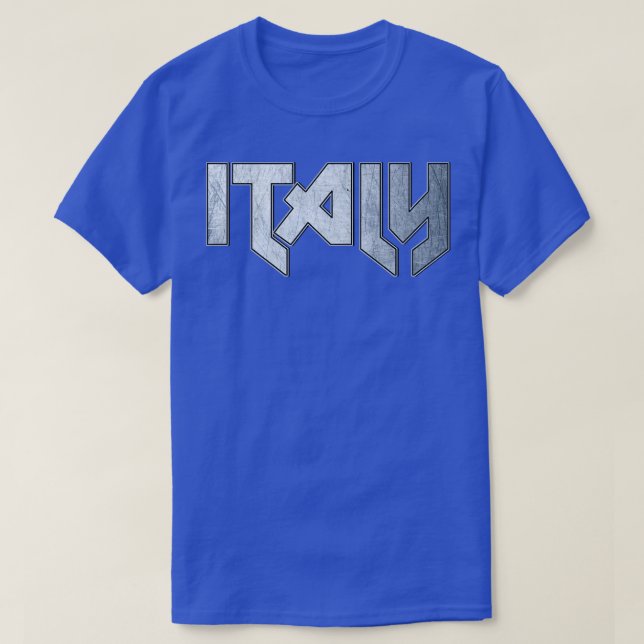 Camiseta Gran Italia metalizado (Diseño del anverso)