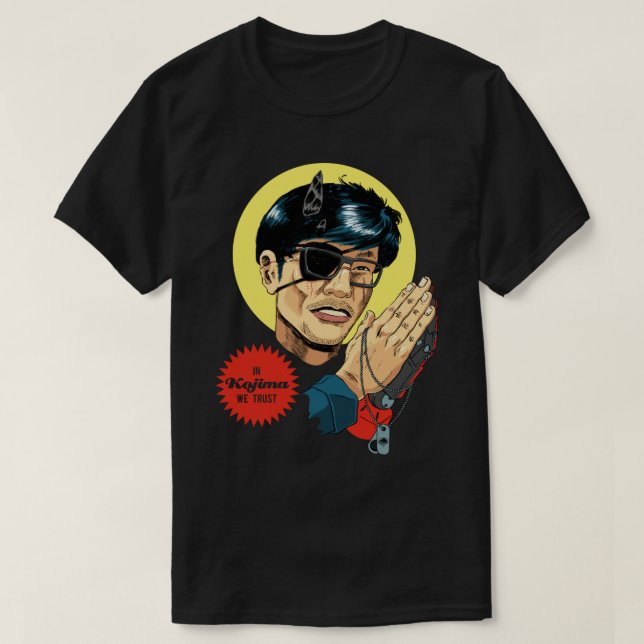 Camiseta Gran Jefe Hideo Kojima (Diseño del anverso)