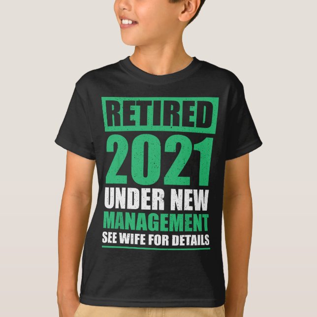 Camiseta Gran Jubilación 2021 Regalo Pensionados Hijos Espo (Anverso)
