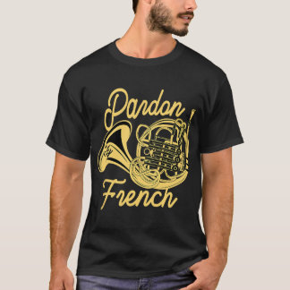 Camiseta Gran jugador de cuerno de regalo francés