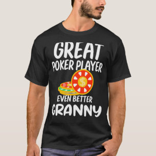 Camiseta Gran Jugador de Póquer aún mejor Novia Gambling Pr