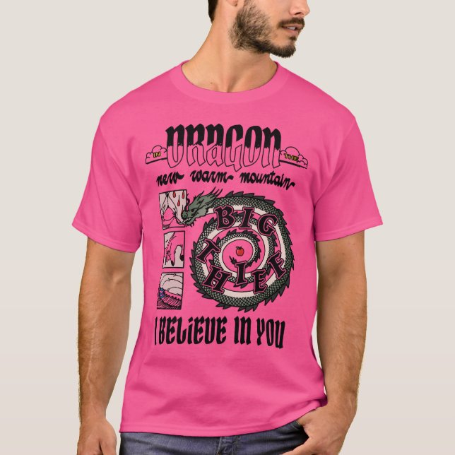 Camiseta Gran Ladrón - Dragón nueva montaña cálida en la qu (Anverso)
