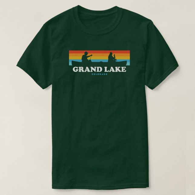 Camiseta Gran Lago Colorado Canoe (Diseño del anverso)