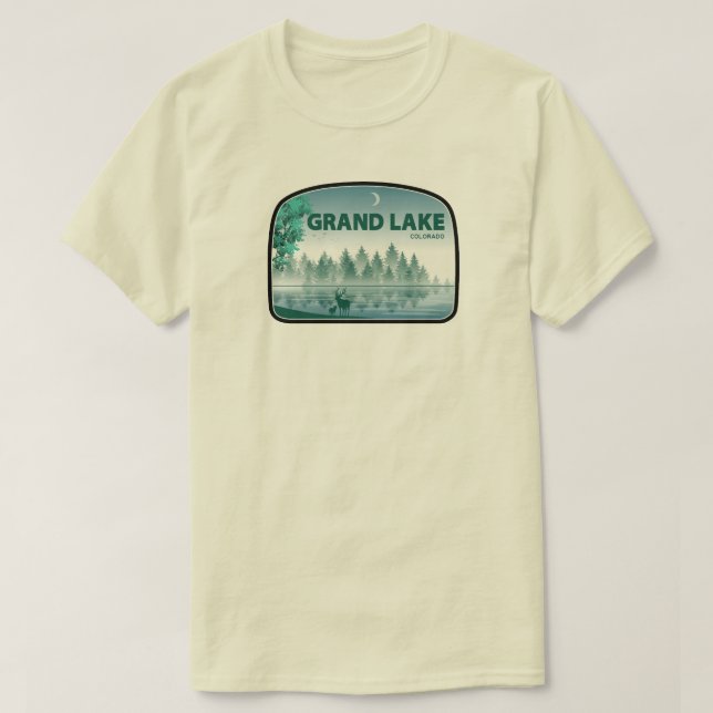 Camiseta Gran Lago Colorado Deer (Diseño del anverso)