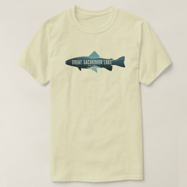 Camiseta Gran Lago Sacandaga Nueva York (Diseño del anverso)