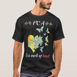 Camiseta Gran Latido Pca Es Un Trabajo De Corazón Enfermera