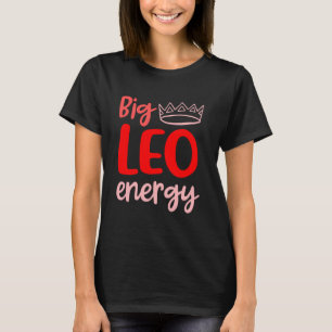 Camiseta Gran Leo Energy Mujeres Leo Reina Zodiac Leo Tempo