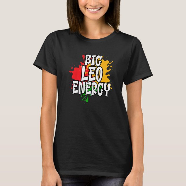 Camiseta Gran Leo Zodiac Energy (Anverso)