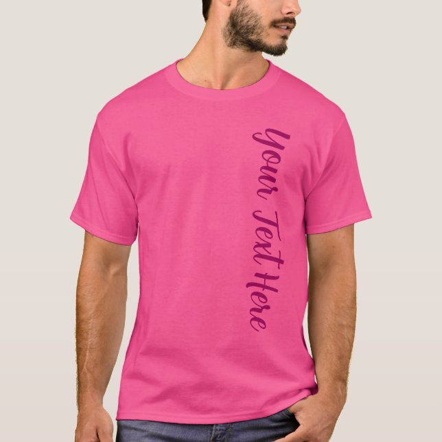 Camiseta Gran letra grande Mensajes de texto modernos Wow E (Anverso)