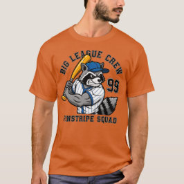 Camiseta Gran Liga Raccoon equipo de béisbol