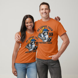 Camiseta Gran Liga Raccoon equipo de béisbol