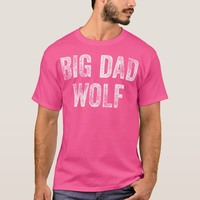 Camiseta Gran Lobo De Papá Por Menader Del Empaque Werewolf (Anverso)