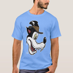 Camiseta Gran Lobo Malo Animación de dibujos animados vinta